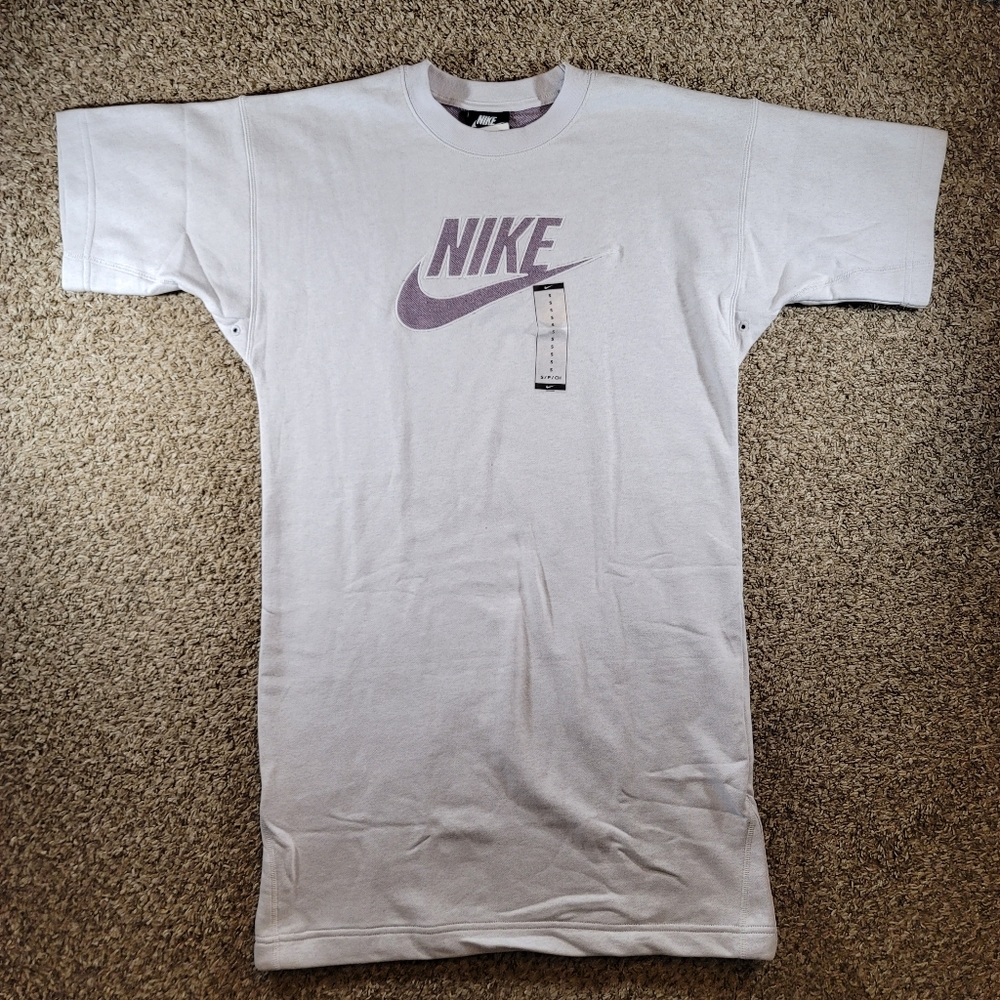 Nike Sportwear Move 2 Zero Dress Women's Size Small CU6401-094 Lavender Grey